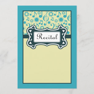 Senior Music Recital Invitation