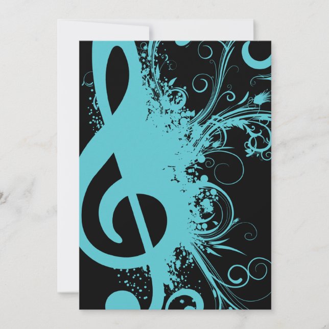 Senior Music Recital Invitation (Front)