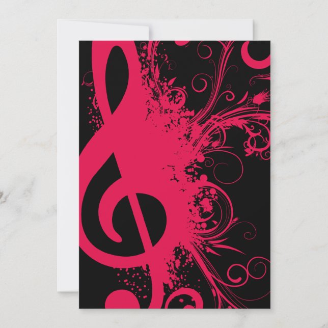 Senior Music Recital Invitation (Front)