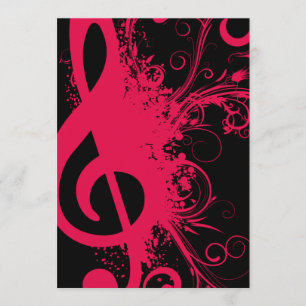 Senior Music Recital Invitation