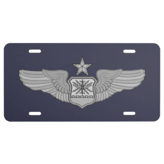 SENIOR NAVIGATOR WINGS LICENSE PLATE