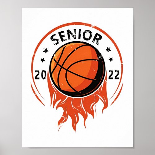 Senior Night Basketball 2022 Senior Poster