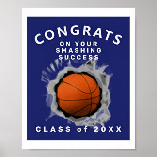 Senior Night Basketball Class Of 2022 Poster