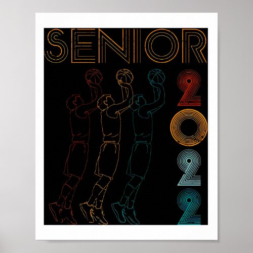 Senior Night Basketball Graduation Senior Poster