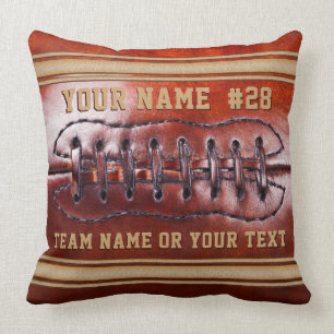 Senior Night Gifts for Football Personalized Throw Pillow