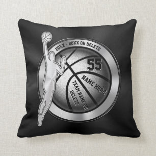 Senior Night Ideas for Basketball Players for Guys Throw Pillow