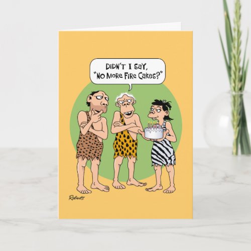 Senior No More Birthdays Card