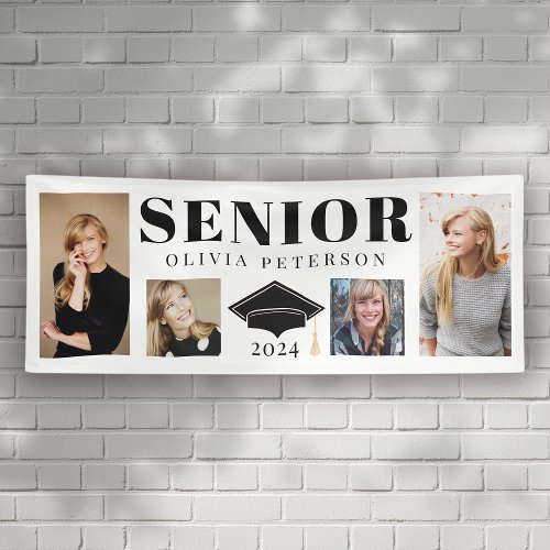 Senior Photo Collage Graduate Class of 2024 Banner