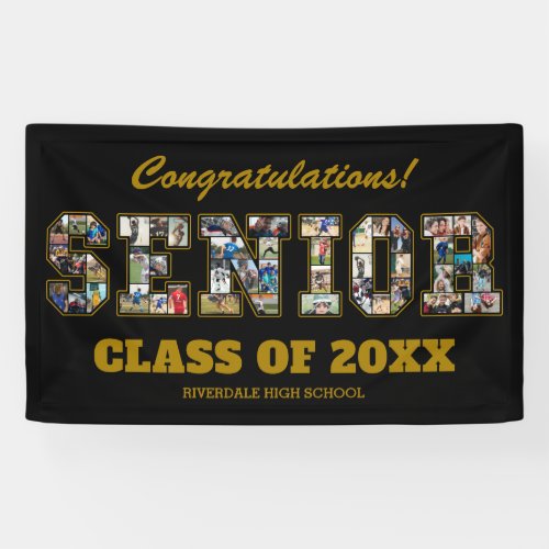 Senior Photo Collage Graduation Party Welcome