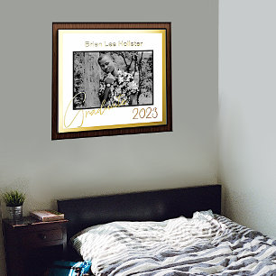 Senior Photo Custom Graduation Foil Prints