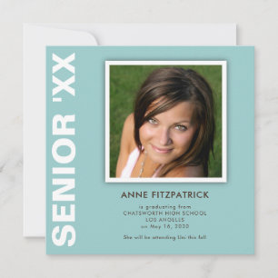 Senior Photo Graduation Announcement