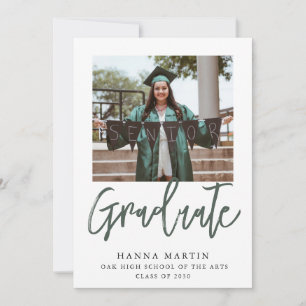 Senior Photo Graduation Announcement