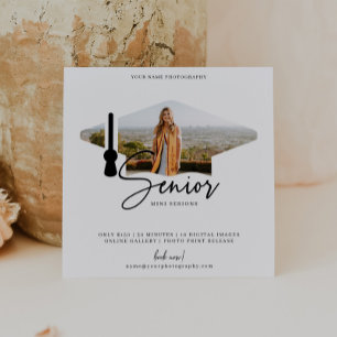Senior Photography Mini Session Marketing Note Card