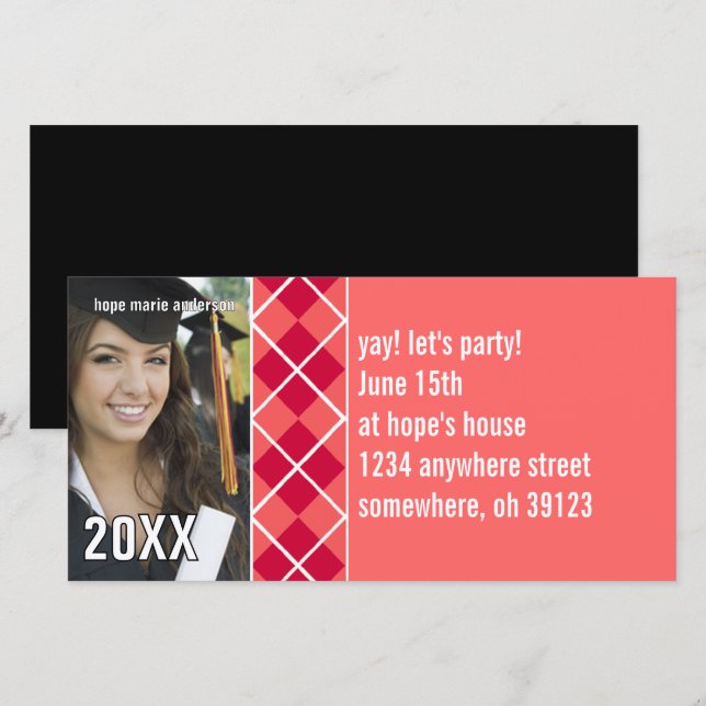 Senior Pictures - 2010 Graduation Invitation (Front/Back)