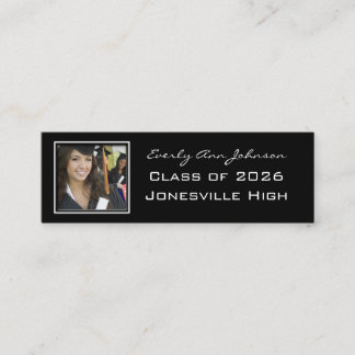 Senior Pictures Profile Business Card your photos