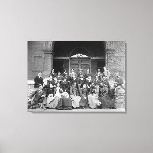 Senior Preparatory Class at Fisk University Canvas Print