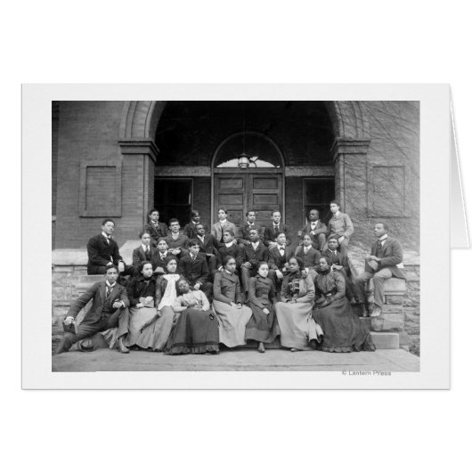 Senior Preparatory Class at Fisk University Cards (Front Horizontal)