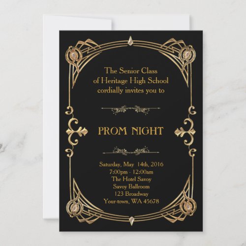 Senior Prom Night Invitation