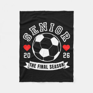 Senior soccer 2026 the final season crew for senio fleece blanket