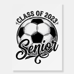 Senior Soccer Class of 2023 Vintage Graduation Shi Foam Board