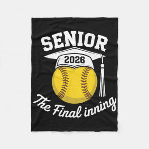 Senior Softll Cl Of 2026 The Final Set Graduate Mo Fleece Blanket