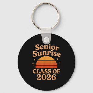 Senior Sunrise 2026 High School 12th Twelfth Grade Keychain