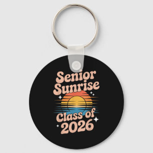 Senior Sunrise 2026 High School 12th Twelfth Grade Keychain