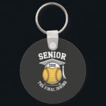 Senior The Final Inning 2026 Softball Graduation  Keychain<br><div class="desc">softball graduation,  senior 2026 sports,  athlete graduation,  final inning metaphor,  sport lover grad,  diamond milestone,  team 2026,  competitive grad,  field achievement,  playoff graduate</div>