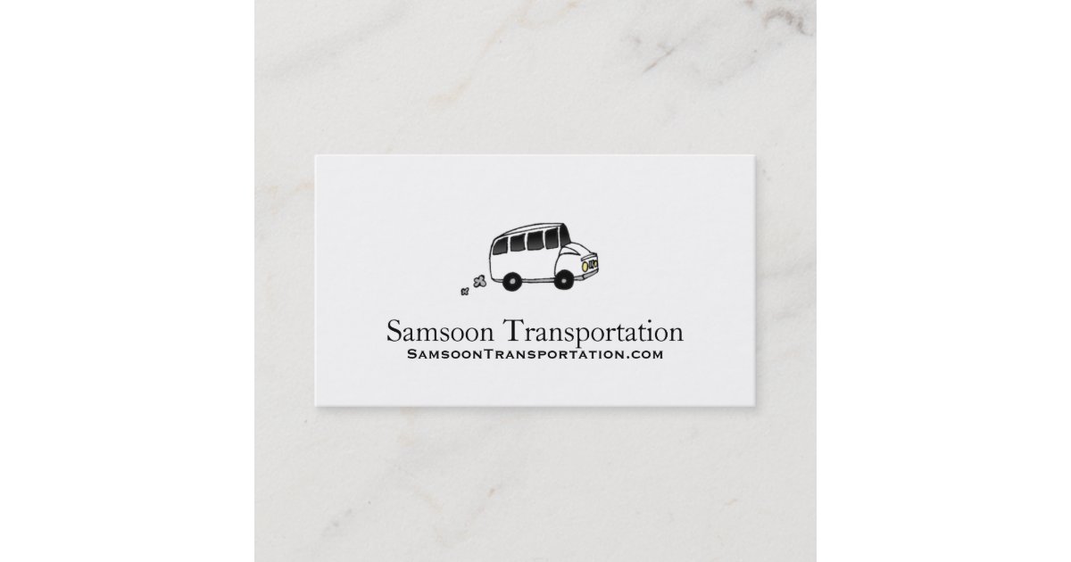 Senior Transportation Business Cards Zazzle