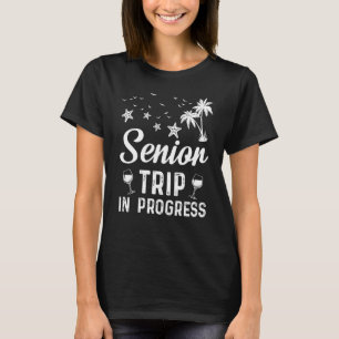 Senior Trip In Progress 2023 Cool Friends Beach Tr T-Shirt