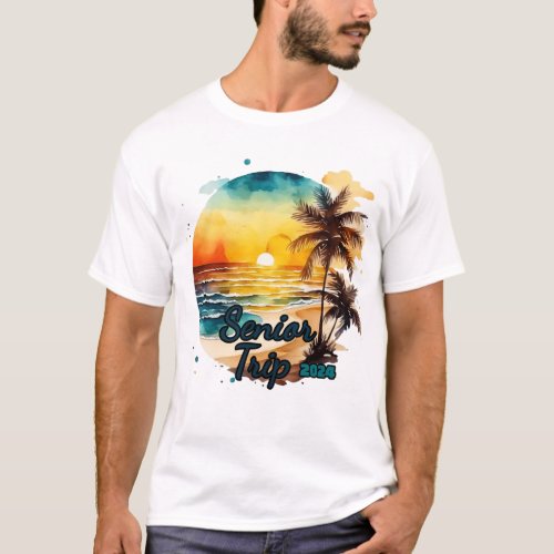  Senior Trip Tropical Paradise 2024 T_Shirt