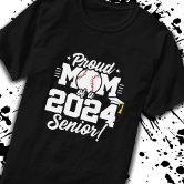 Senior Baseball Mom 2024 T-shirt