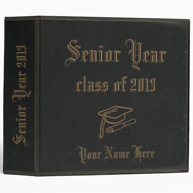 Senior Year Class of 3 Ring Binder (Front/Spine)