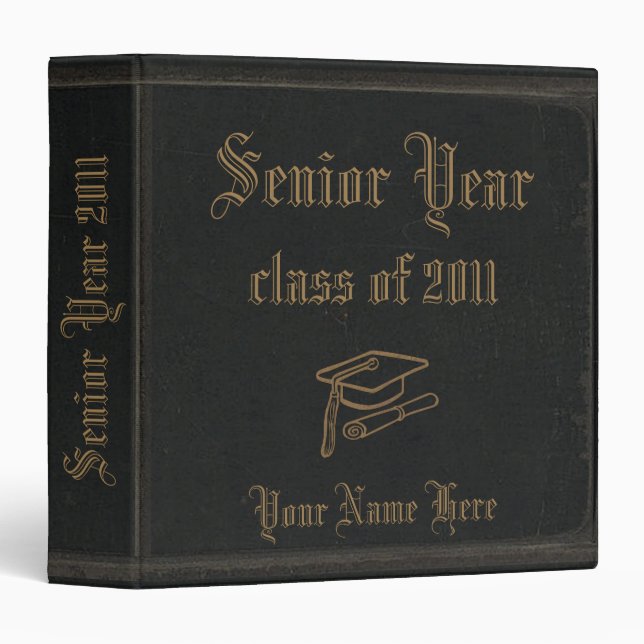 Senior Year Class of 3 Ring Binder (Front/Spine)