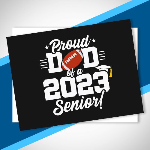 Senior Year _ Football Dad _ Class of 2023 Postcard