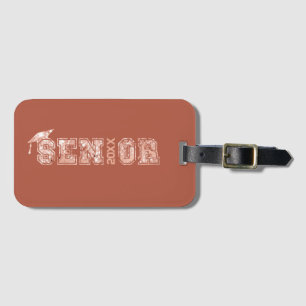 Senior Year Grad Graduate Glitter Sequins Year Luggage Tag