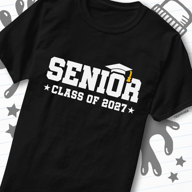 Senior Year Graduation School Pride Class of 2027 T-Shirt (Creator Uploaded)