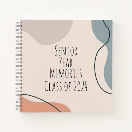 Senior Year Memories Class of 2024 Notebook