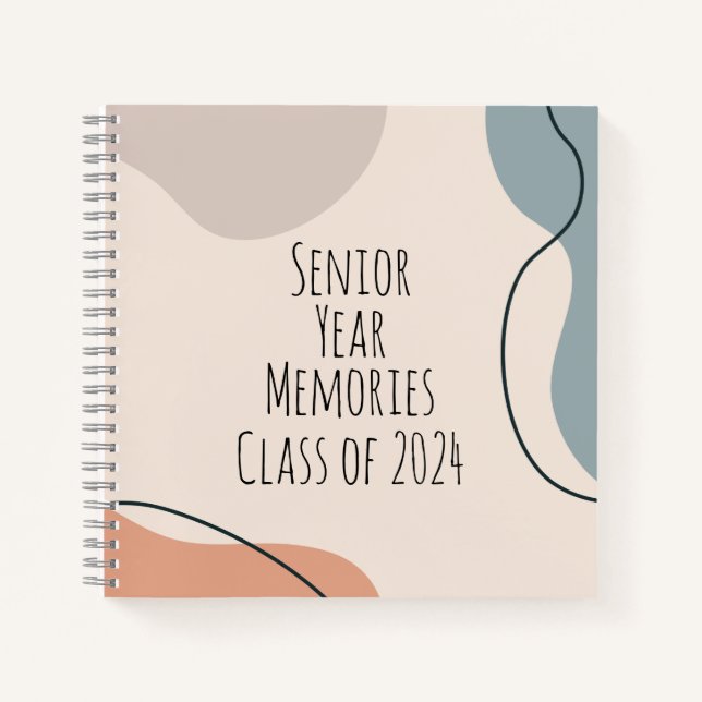 Senior Year Memories Class of 2024 Notebook (Front)