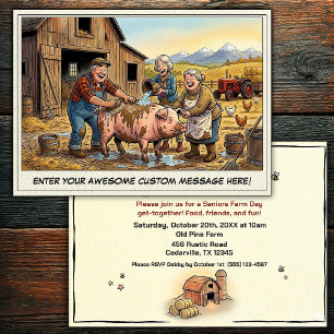 Seniors Day at the Farm Invitation