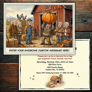 Seniors Day at the Farm Invitation