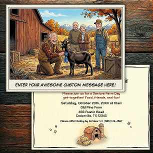 Seniors Day at the Farm Invitation