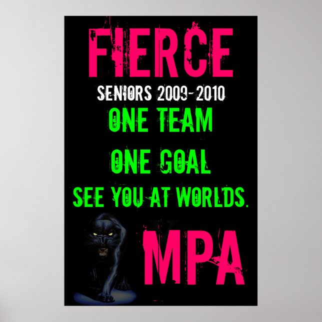 Seniors - Goal Large Poster (Front)