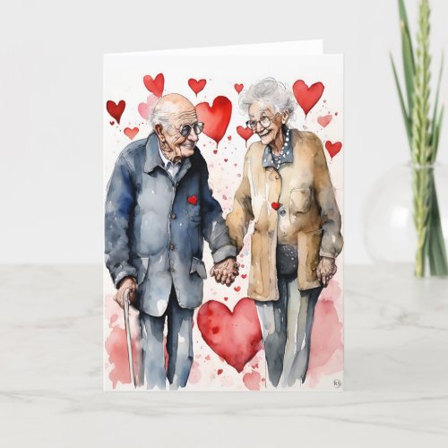 Seniors Valentines Day Card
