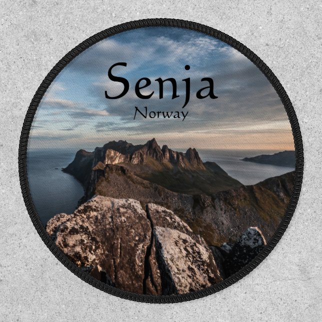 Senja Island Coast of Norway Patch (Front)