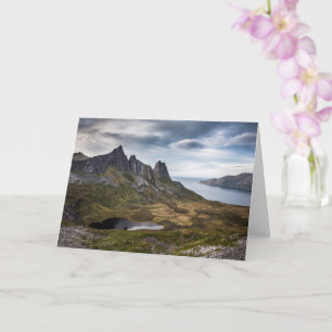 Senja Island Norway Landscape photo Card