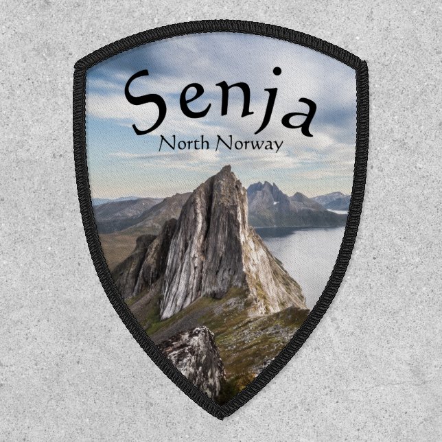 Senja Island Norway Souvenir Patch (Front)