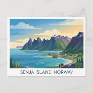 Senja Island Norway Travel Postcard