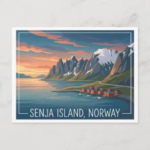 Senja Island Norway Travel Postcard