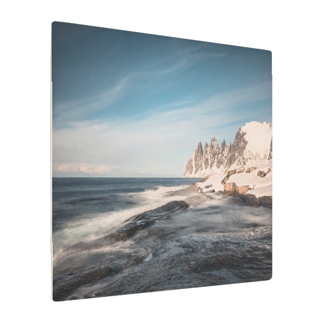 Senja Norway Metal Print (Angled)